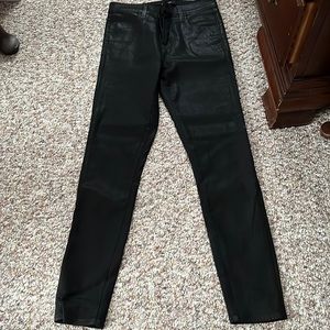 Jbrand skinny coated jeans sz 26